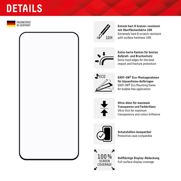 Displex Protection d'écran en verre trempé Real Glass Samsung Galaxy A35 / A55
