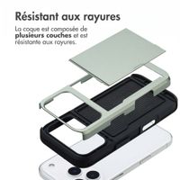 imoshion Coque arrière avec porte-cartes Apple iPhone 18 Pro / 17 Pro - Vert