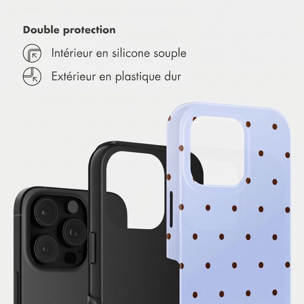 Selencia Coque arrière Vivid Apple iPhone 16 Pro - Happy Dots Digital Sky
