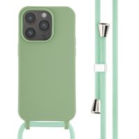 imoshion Coque en silicone avec cordon Apple iPhone 14 Pro - Vert