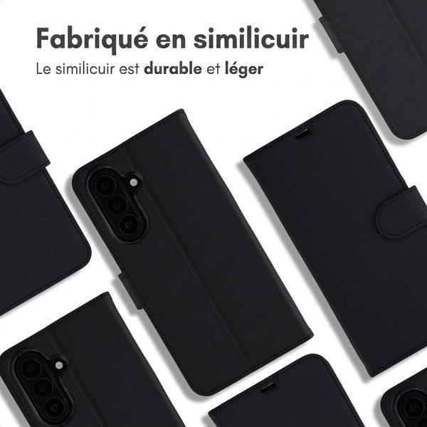 Accezz Étui de télephone Wallet Samsung Galaxy A27 (5G) - Noir