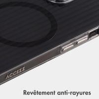 Accezz Coque arrière Lite avec MagSafe | Fluted | Apple iPhone 14 - Noir