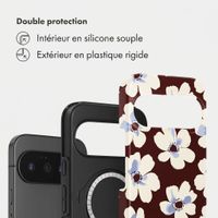 Selencia Coque arrière Vivid avec MagSafe Google Pixel 11 - Choco Flower Pop
