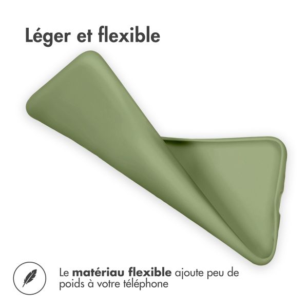 imoshion Coque Couleur Samsung Galaxy A34 (5G) - Olive Green
