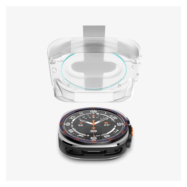 Spigen Protection d'écran EZ FIT Glas.tR avec applicateur Samsung Galaxy Watch Ultra 2 - 47 mm - Transparent