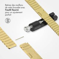 Selencia Bracelet à maillons en acier Apple Watch | 38/40/41/42 mm - Doré