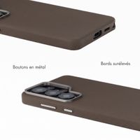 Accezz Coque arrière Mesh avec MagSafe Samsung Galaxy S26 Ultra - Marron