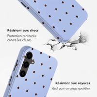 Selencia Coque arrière Vivid Samsung Galaxy S24 FE - Happy Dots Digital Sky