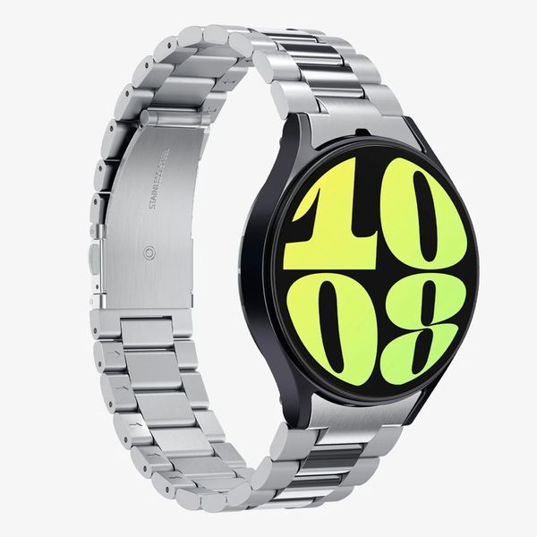 Spigen Bracelet Modern Fit en acier 316L Samsung Galaxy Watch 4 / 5 / 6 / 7 / FE (20 mm) - Silver