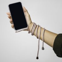 imoshion Coque arrière transparente avec cordon Samsung Galaxy S20 FE - Rose Doré