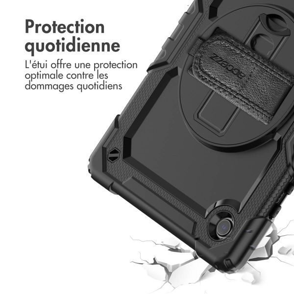 Accezz Coque arrière Defender XT Samsung Galaxy Tab A8 - Noir