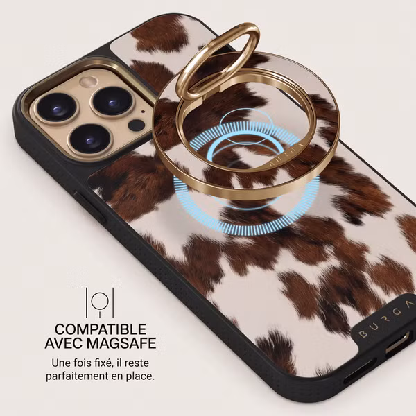 Burga Anneau de téléphone Magnetic Ringholder Gold - Compatible avec MagSafe - Favorite Bikini