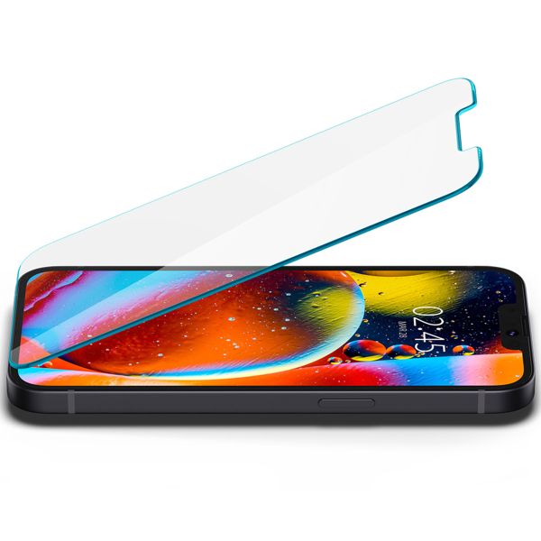 Spigen Protection d'écran en verre trempé GLAStR Fit 2 Paquets + Applicator Apple iPhone 13 Mini