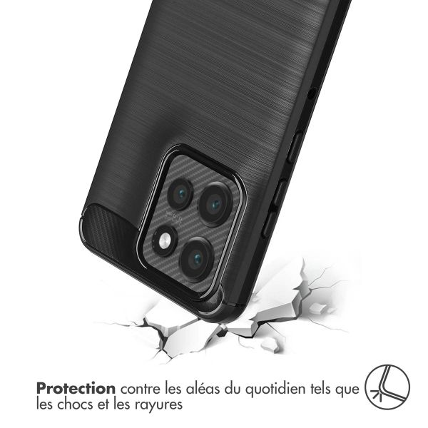 imoshion Coque Brushed Motorola Thinkphone 25 / Edge 50 Neo / Edge 60 Neo - Noir