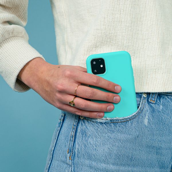 imoshion Coque Couleur Apple iPhone 12 (Pro) - Vert menthe
