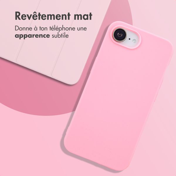 imoshion Coque Couleur Apple iPhone 17e / 16e - Bubblegum Pink