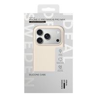 iDeal of Sweden Coque en silicone avec MagSafe Apple iPhone 18 Pro Max / 17 Pro Max - Cloud Dancer