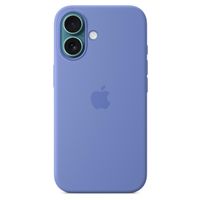 Apple Coque en silicone MagSafe Apple iPhone 16 - Periwinkle