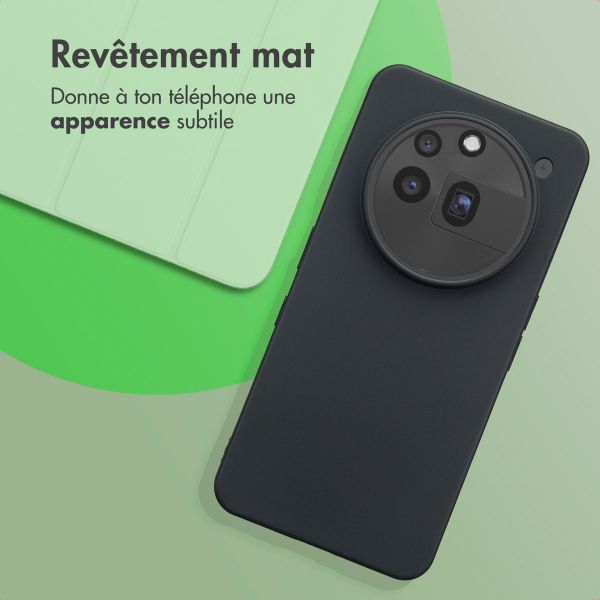 imoshion Coque Couleur Nothing Phone (3a) Pro - Noir