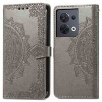 imoshion Etui de télephone Mandala Oppo Reno 8 5G - Gris