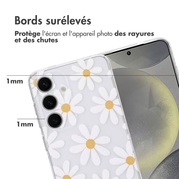 imoshion Coque Design Samsung Galaxy S25 - Daisy Flower