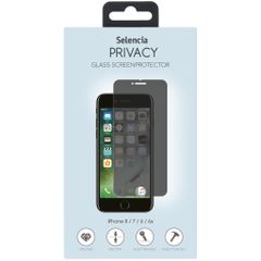Selencia Protection d'écran en verre trempé Privacy Apple iPhone SE (2022 / 2020) / 8 / 7 / 6(s)