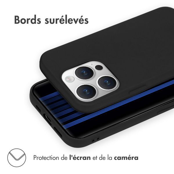 imoshion Coque Couleur Apple iPhone 15 Pro - Noir