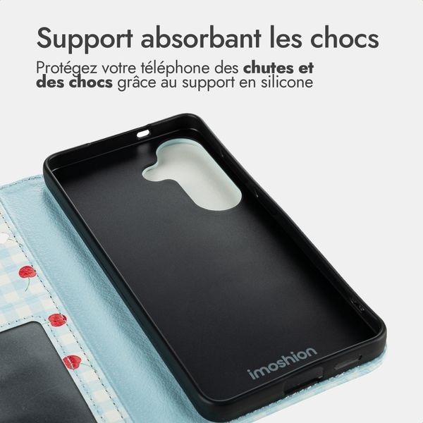 imoshion Étui de télephone portefeuille Design Samsung Galaxy S26 FE - Cherry Check
