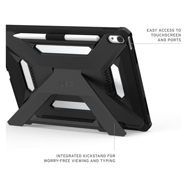 UAG Coque arrière Scout Plus avec support Scout Apple iPad Air 11 pouces (2026) M4 / (2025) M3 / (2024) M2 - Black