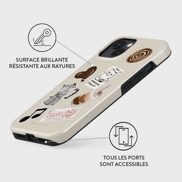 Burga Coque Tough MagSafe Apple iPhone 15 - Oat Milk Please