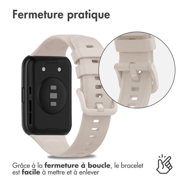 imoshion Bracelet silicone Huawei Watch Fit 2 - Beige