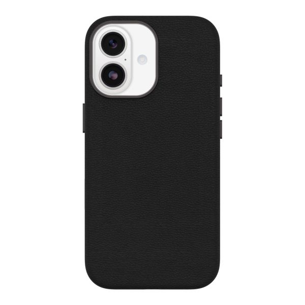 OtterBox Coque en cuir de cactus Symmetry MagSafe Apple iPhone 17 - Noir Ash