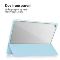 imoshion Coque tablette rigide Trifold Apple iPad 9 (2021) 10.2 pouces / iPad 8 (2020) 10.2 pouces / iPad 7 (2019) 10.2 pouces - Bleu clair