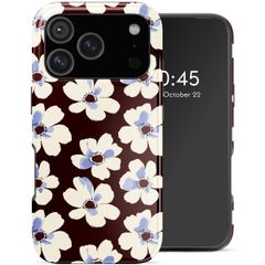 Selencia Coque arrière Vivid avec MagSafe Apple iPhone 18 Pro Max / 17 Pro Max - Choco Flower Pop