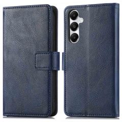 imoshion Étui de télephone portefeuille de luxe Samsung Galaxy S25 / S24 - Bleu foncé