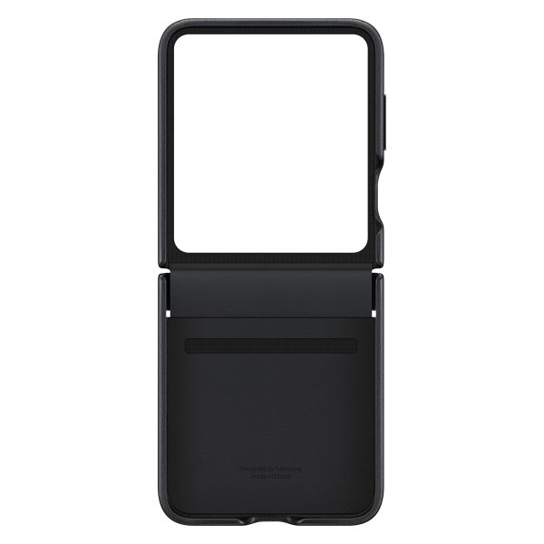 Samsung Étui de liseuse portefeuille en éco-cuir originale Samsung Galaxy Z Flip 5 - Noir