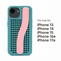 Callbuddy Coque avec strap Apple iPhone 17e / 16e / 15 / 14 / 13 - Miami Vice
