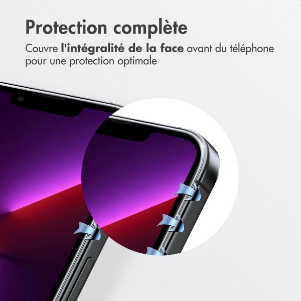 Accezz Protecteur d'écran en verre trempé + Applicateur Apple iPhone 17e / 16e / 14 / 13 / 13 Pro