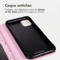 imoshion Étui de télephone portefeuille Design Apple iPhone 12 (Pro) - Blush Berries