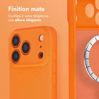 imoshion Coque Couleur avec MagSafe Apple iPhone 18 Pro / 17 Pro - Orange