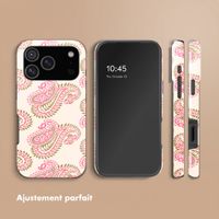 Selencia Coque arrière Vivid avec MagSafe Apple iPhone 18 Pro Max / 17 Pro Max - Paisley Blush