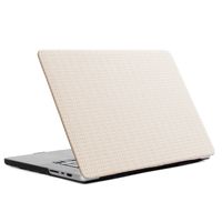 Selencia Coque tissée Apple MacBook Air 15 pouces (2023 / 2024 M3 / 2025 M4 / 2026 M5) - Beige