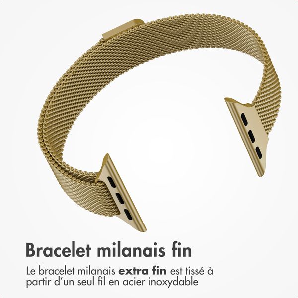 imoshion Bracelet slim Milanese Apple Watch | 38/40/41/42 mm - Doré