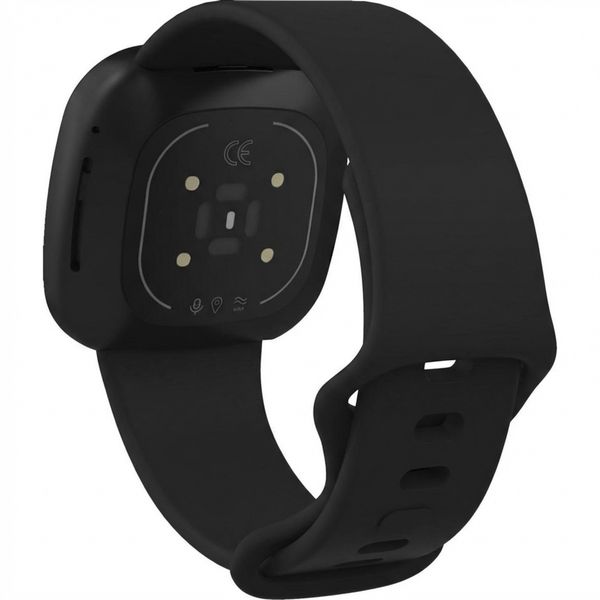 imoshion Bracelet sport en silicone Fitbit Versa 4 / 3 / Sense (2) - Noir
