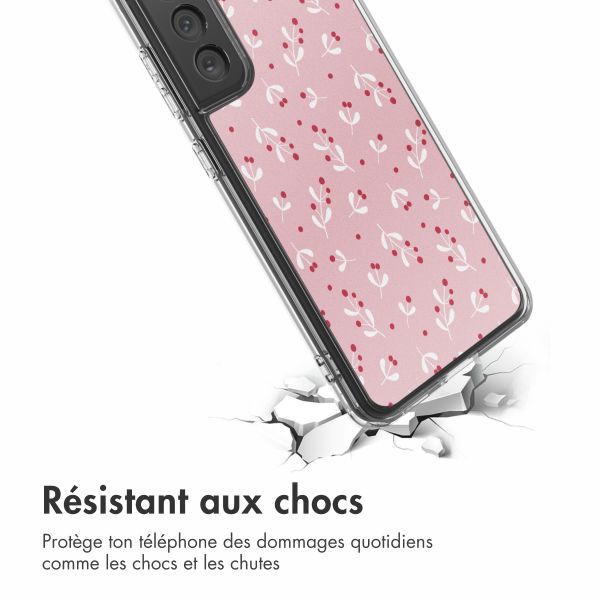 imoshion Coque Design Samsung Galaxy S21 FE - Berries Blush