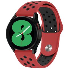 imoshion Bracelet sport en silicone  - Connexion universelle 20 mm - Red & Black