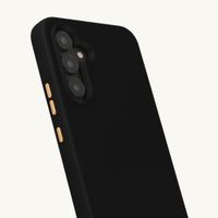 Selencia Coque arrière Rivièra avec MagSafe avec crochets amovibles Samsung Galaxy A54 (5G) - Velvet Black