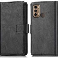 imoshion Étui de télephone portefeuille de luxe Motorola Moto G60 - Noir