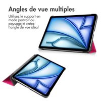 imoshion Coque tablette Trifold Apple iPad Air 11 pouces (2026) M4 / (2025) M3 / (2024) M2 / Air 5 (2022) / Air 4 (2020) - Pink