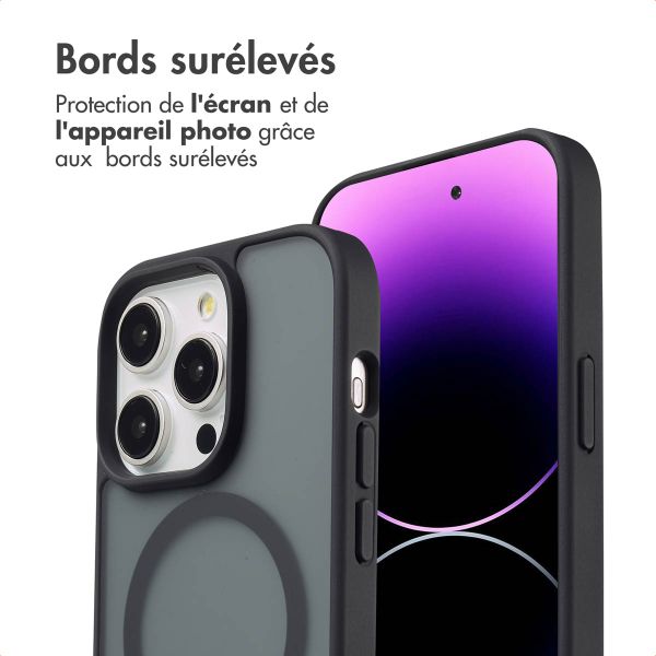imoshion Coque Color Guard avec MagSafe Apple iPhone 14 Pro - Noir